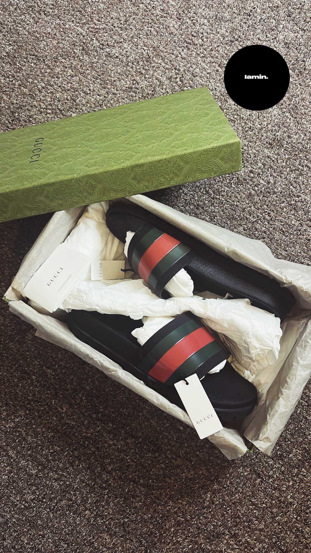 Gucci Messenger Slides