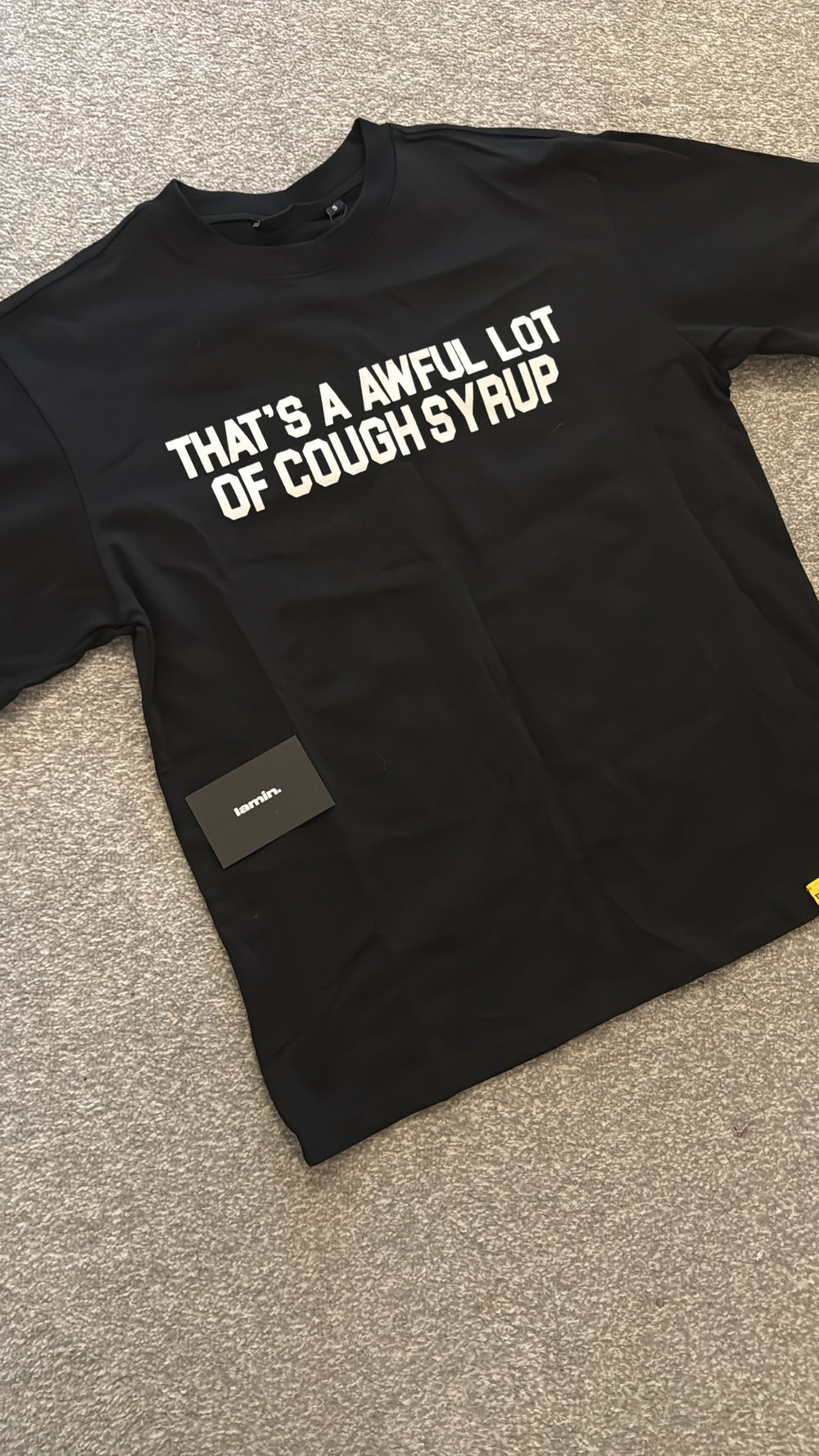Trapstar ‘Cough Syrup’ T-Shirt ‘Black’